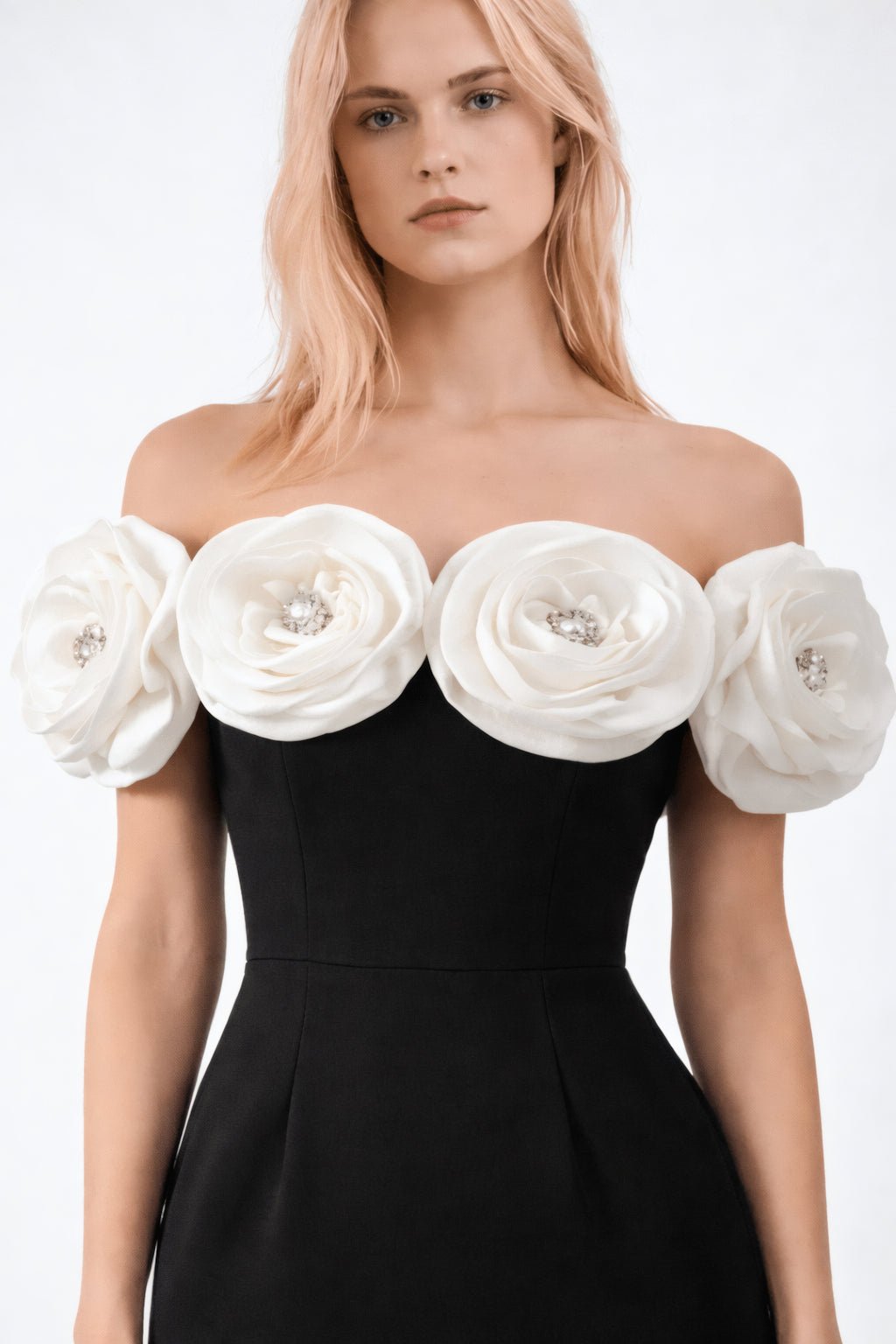 Embellished Floral Maxi Dress | Elora Venecci