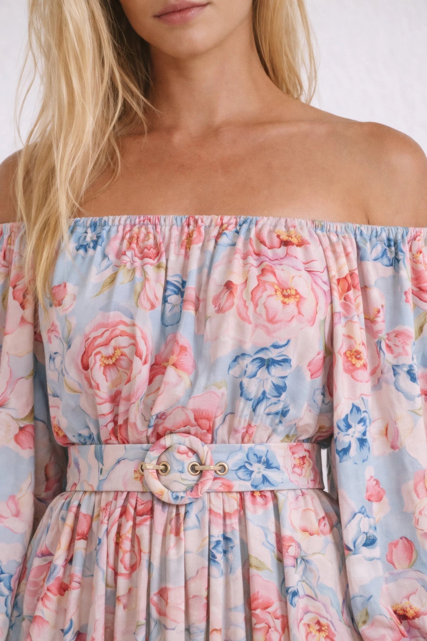 Floral Off Shoulder Maxi Dress | Elora Venecci